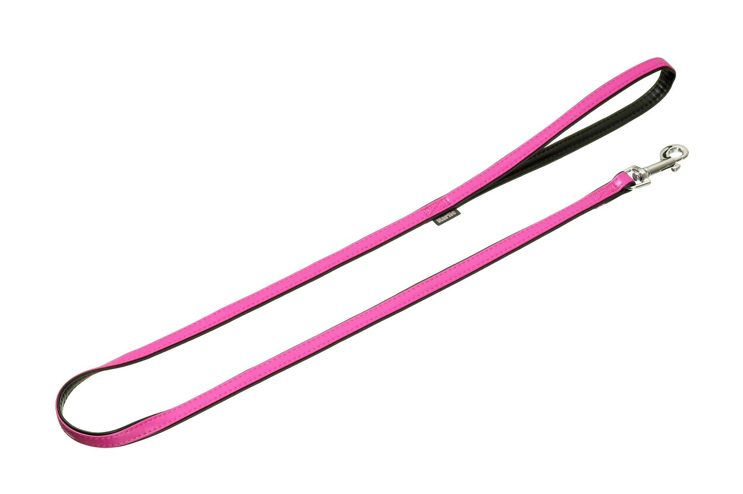 Correa Símil Piel Rosa/Negro S 1.1m | Paseo con Estilo