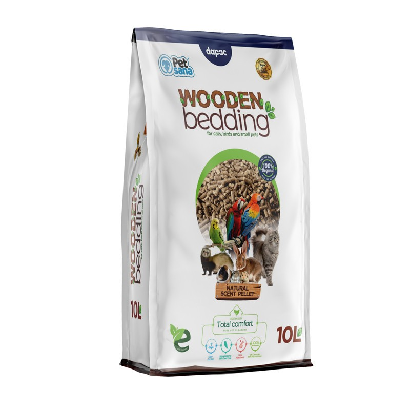 Petsana Wooden Bedding - Lecho Vegetal Dapac 10L