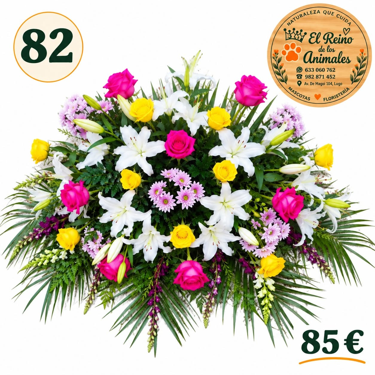 Centro de flores nº82