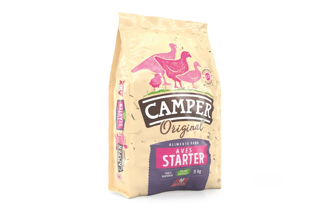 Pienso Camper Aves Starter 5kg – Alimento completo para pollitos y aves recién nacidas