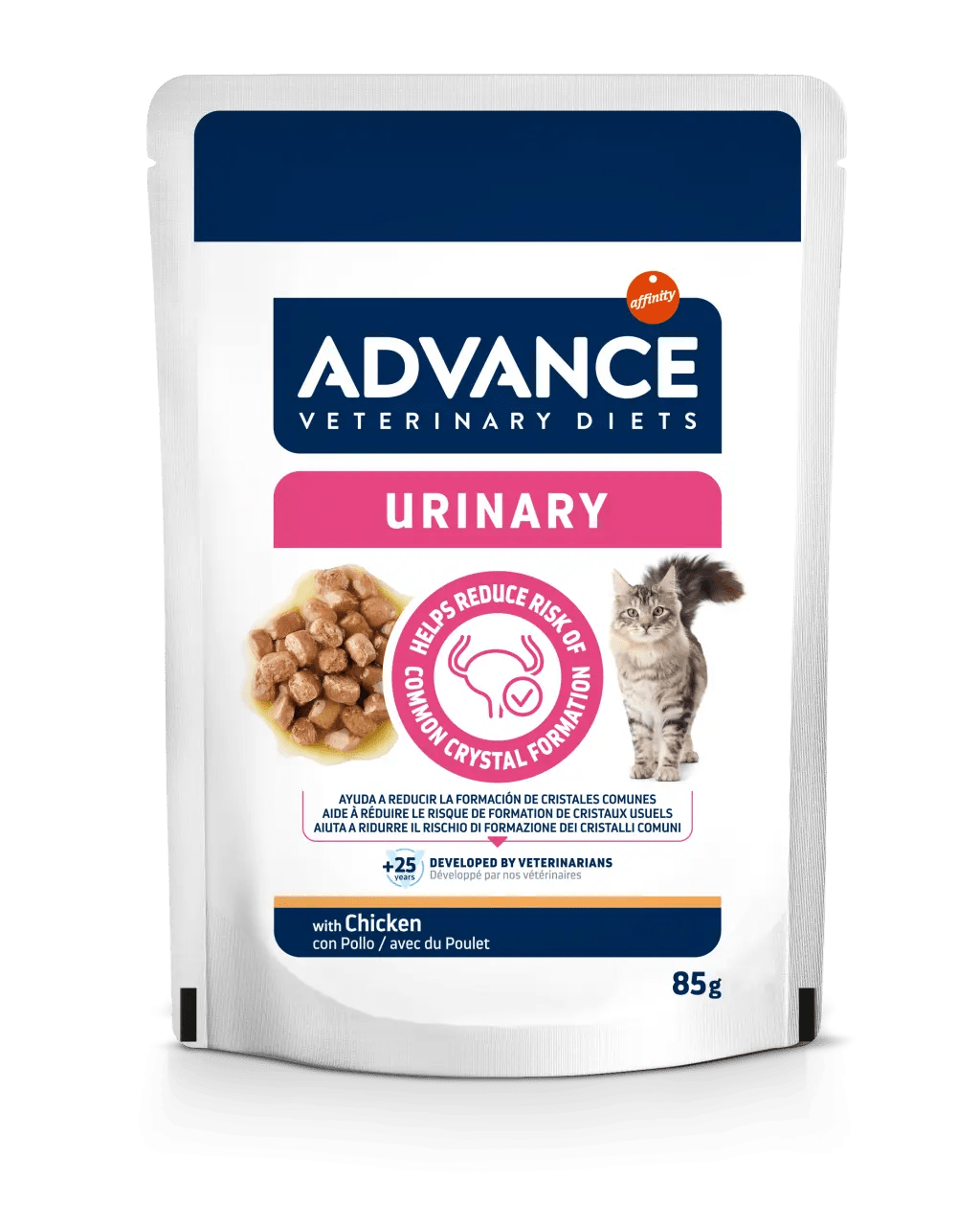 Advance Veterinary Diets Urinary Alimento Húmedo para Gatos con Problemas Urinarios – 85 g