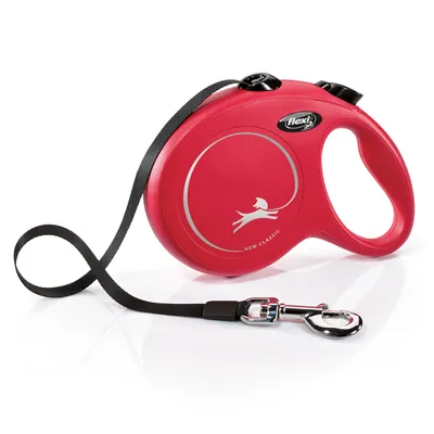 Correa Extensible Flexi New Classic Cinta Roja L 5m | Paseo