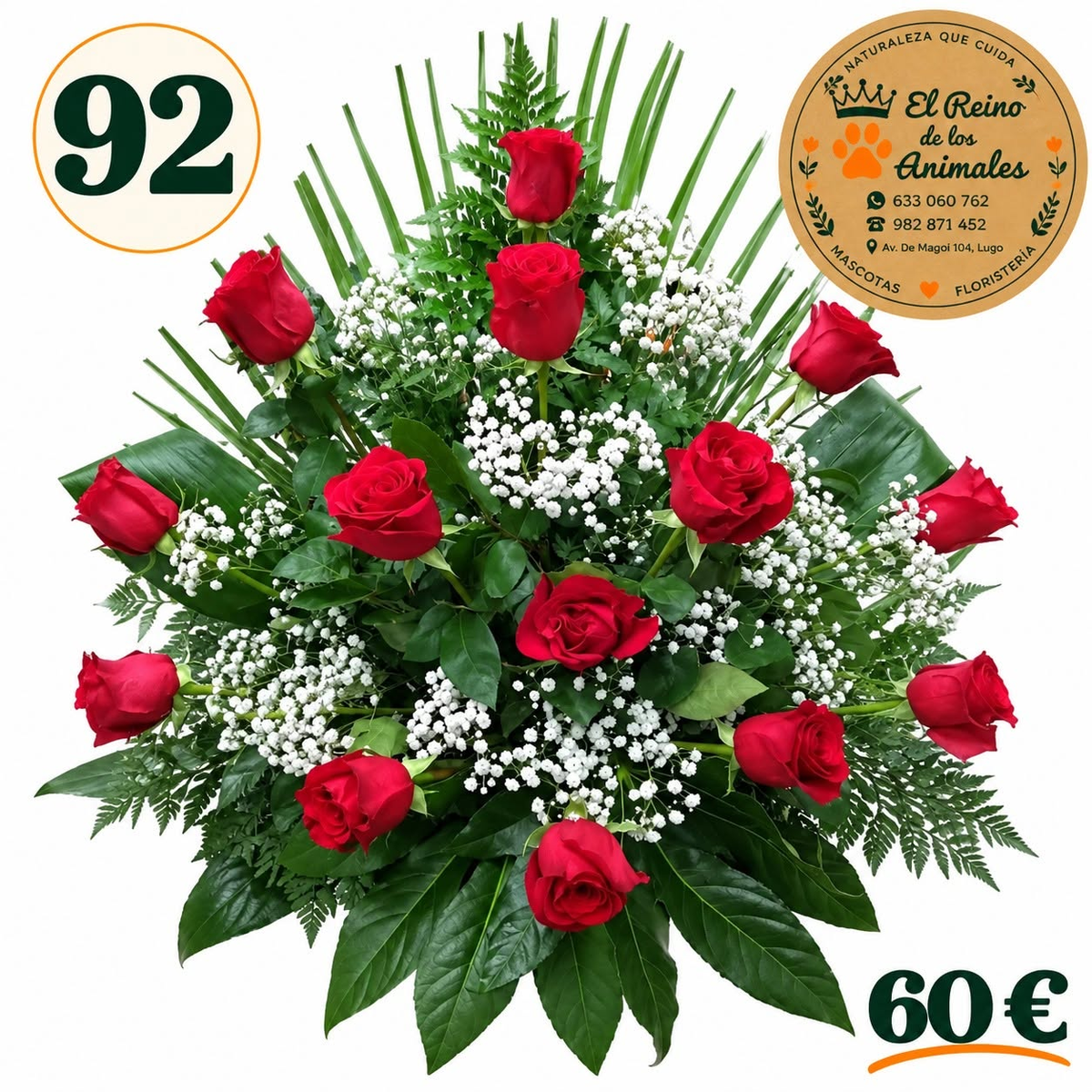 Centro de flores nº92