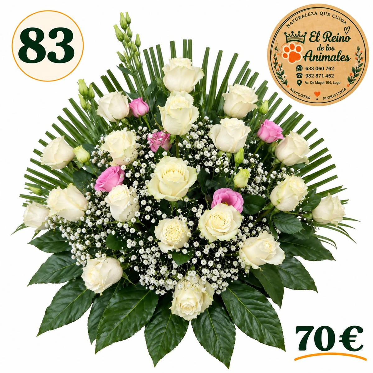 Centro de flores nº83