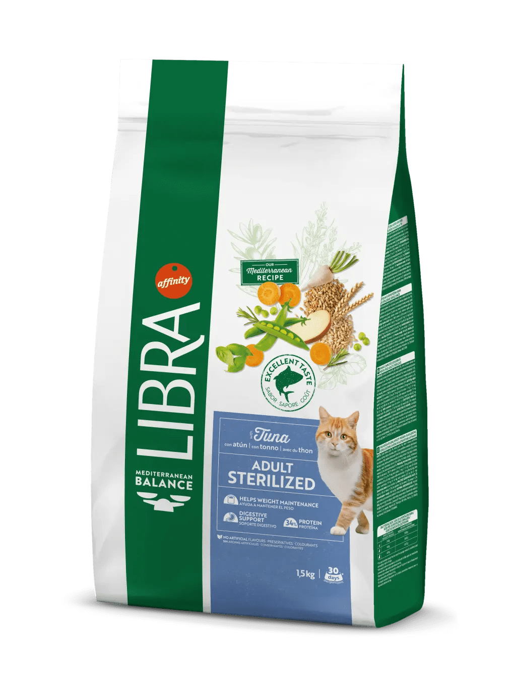 Libra Adult Sterilized Atún Pienso para Gatos Esterilizados – 12 kg