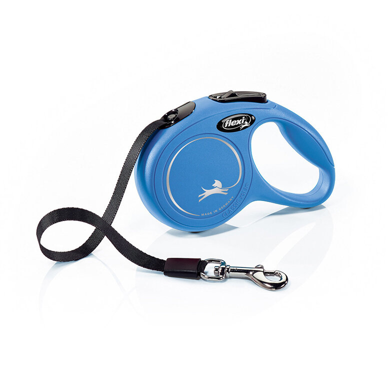 Correa Extensible Flexi New Classic Cinta Azul L 8m | Paseo