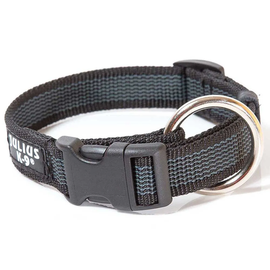 Julius K-9 Collar para perro negro 20 mm x 27x42
