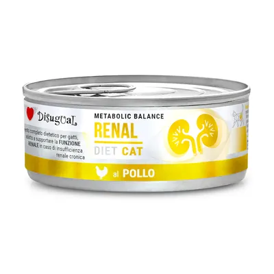 Disugual Renal Lata Húmeda con Pollo para Gatos con Insuficiencia Renal – 85 g