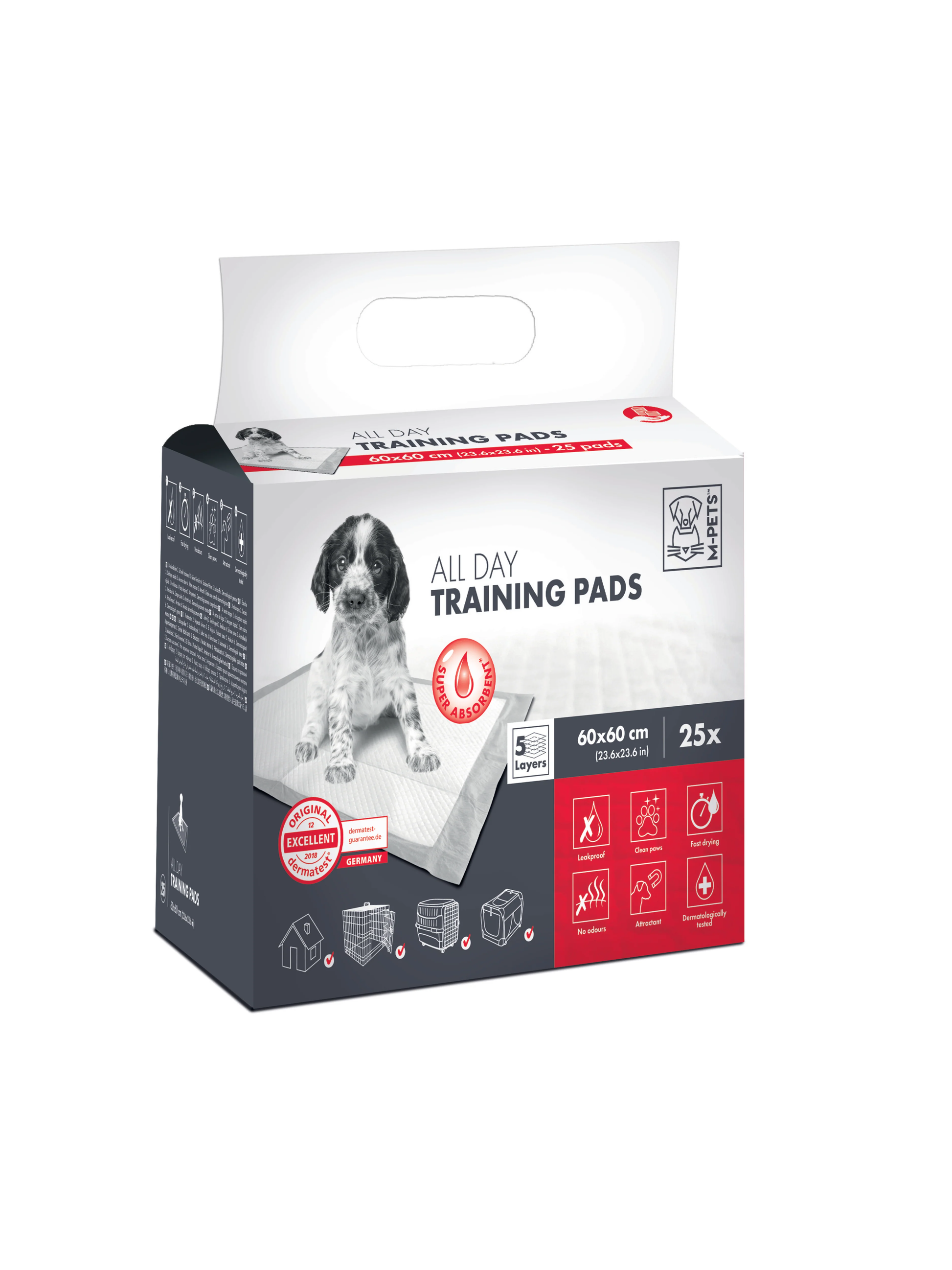 ALL DAY Training Pads 60x60cm 25 Unidades