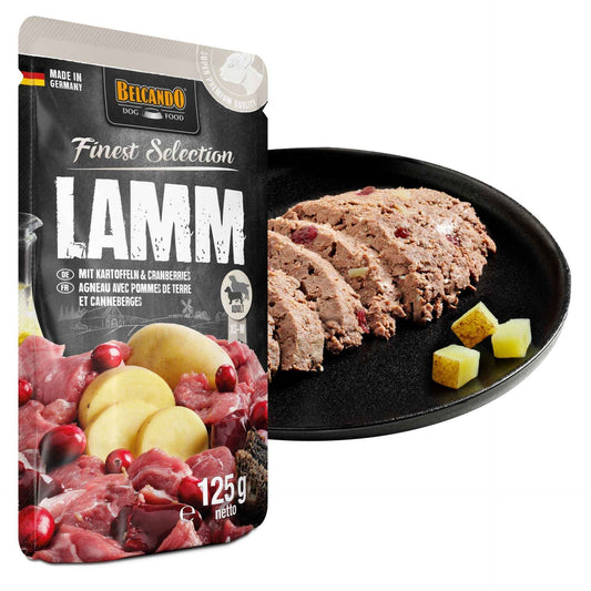 Belcando Finest Selection Cordero con Patatas & Cranberries 125g