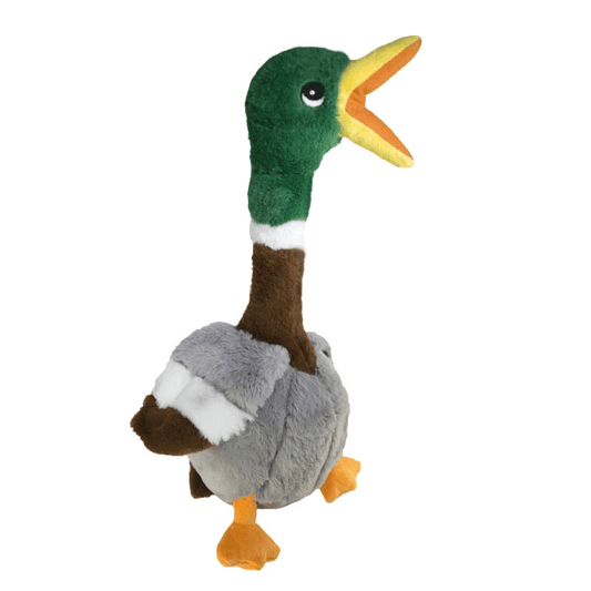 KONG Shakers Honkers Duck – Peluche pato con patas largas y chirriador para perros