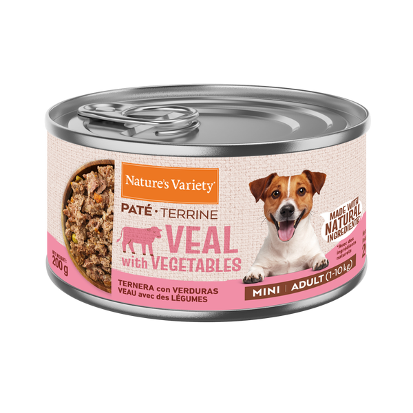 Nature’s Variety Paté Adulto Mini Ternera para Perros Mini Adultos – 200 g