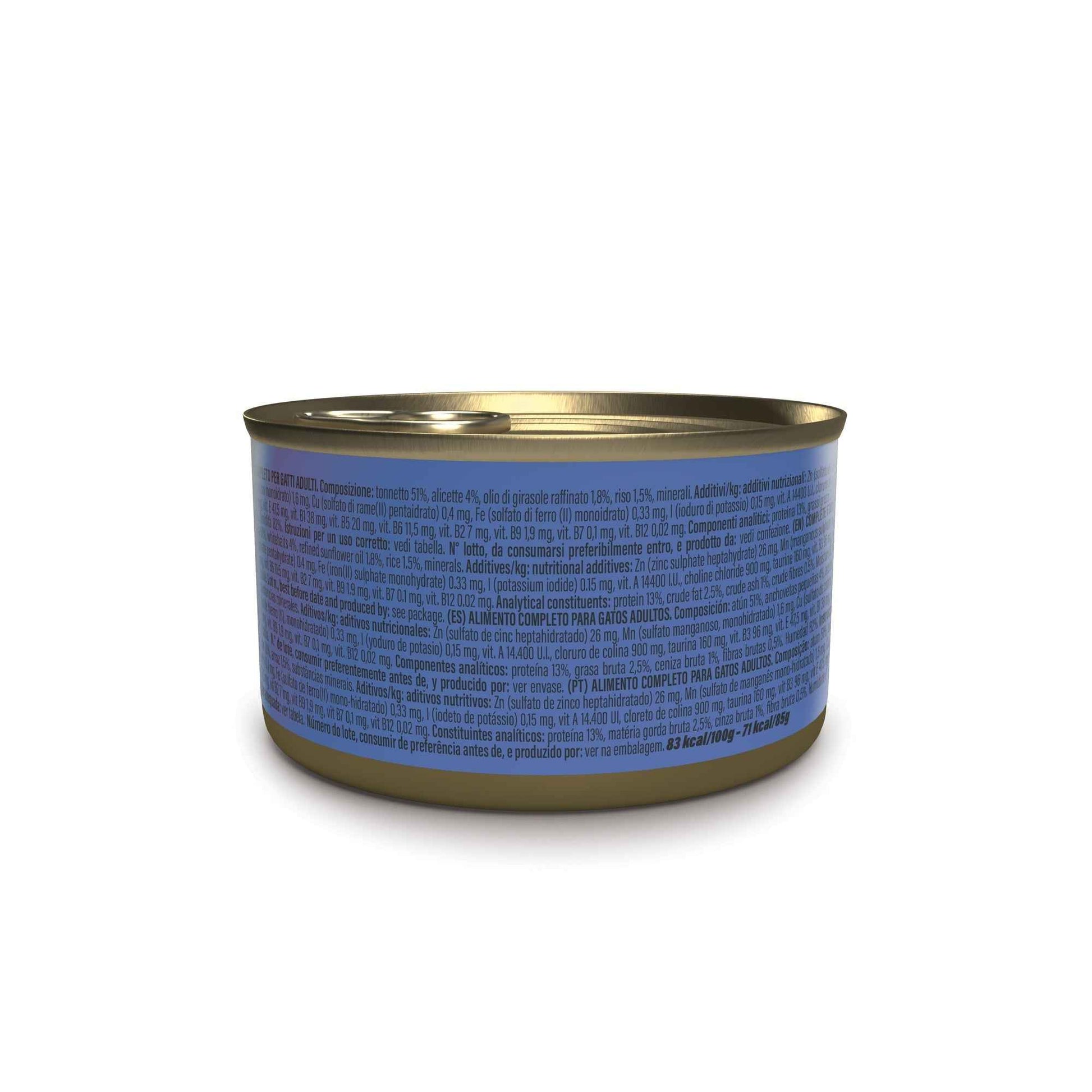 Schesir Complete Nutrition Atún con Anchovetas al Natural 85g