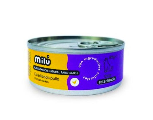 Milú Paté de Pollo para Gatos Esterilizados 85gr