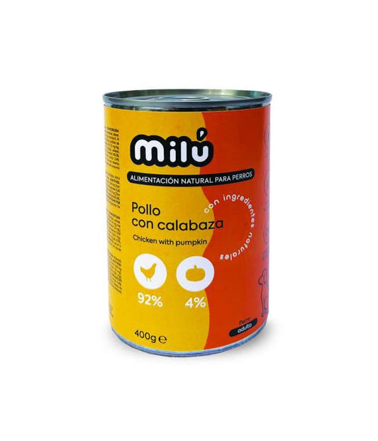 Milú Pollo con Calabaza para Perros 400gr