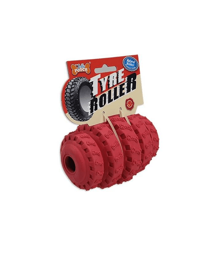 Mordedor Tyre Roller Aroma Vainilla 8.3cm | Rellenable para Perros