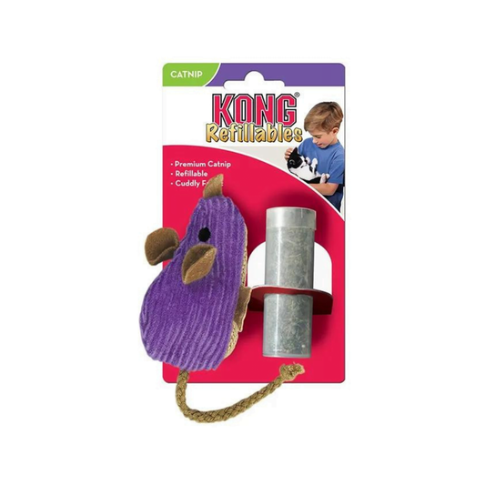 Kong Cat Rellenables Ratón de Pana