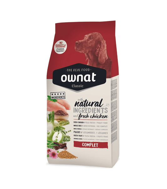 Ownat Classic Pienso Completo con Pollo para Perros Adultos – 20 kg