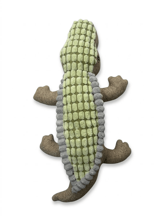 Peluche Cocodrilo con Sonido 37cm – Juguete de peluche interactivo para perros