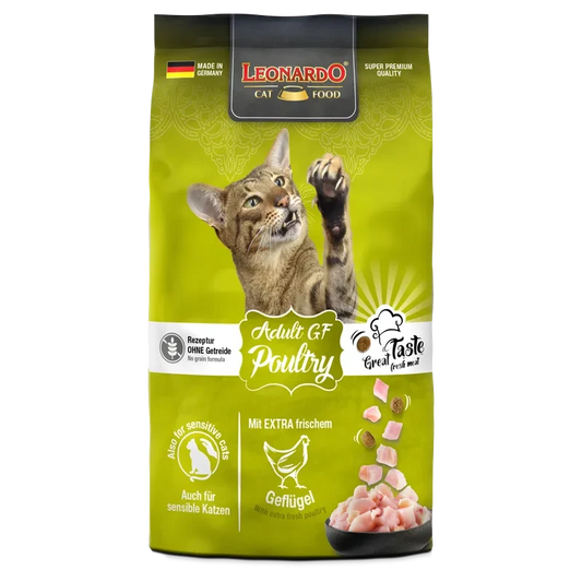 LEONARDO Adult GF Poultry 1,8 kg | Pienso para gatos adultos