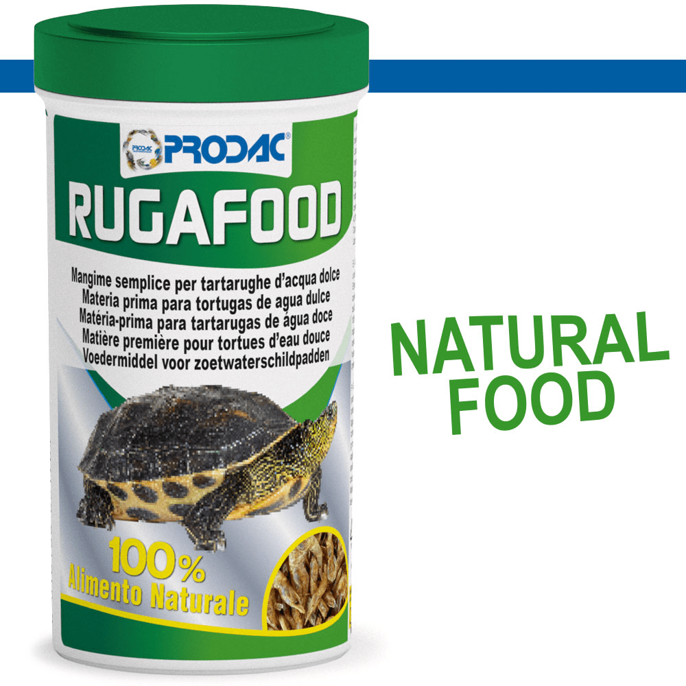 Prodac Rugafood 250ml – Alimento 100% natural para tortugas de agua dulce