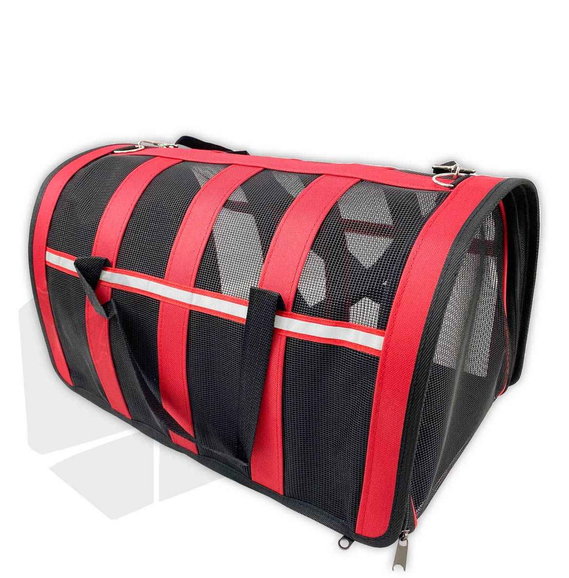 BREATHABLE RED L – Bolso de Transporte Líneas Rojo 49x28x27cm