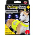 Safety Gear Chaleco de Seguridad Reflectante para Perro Talla L