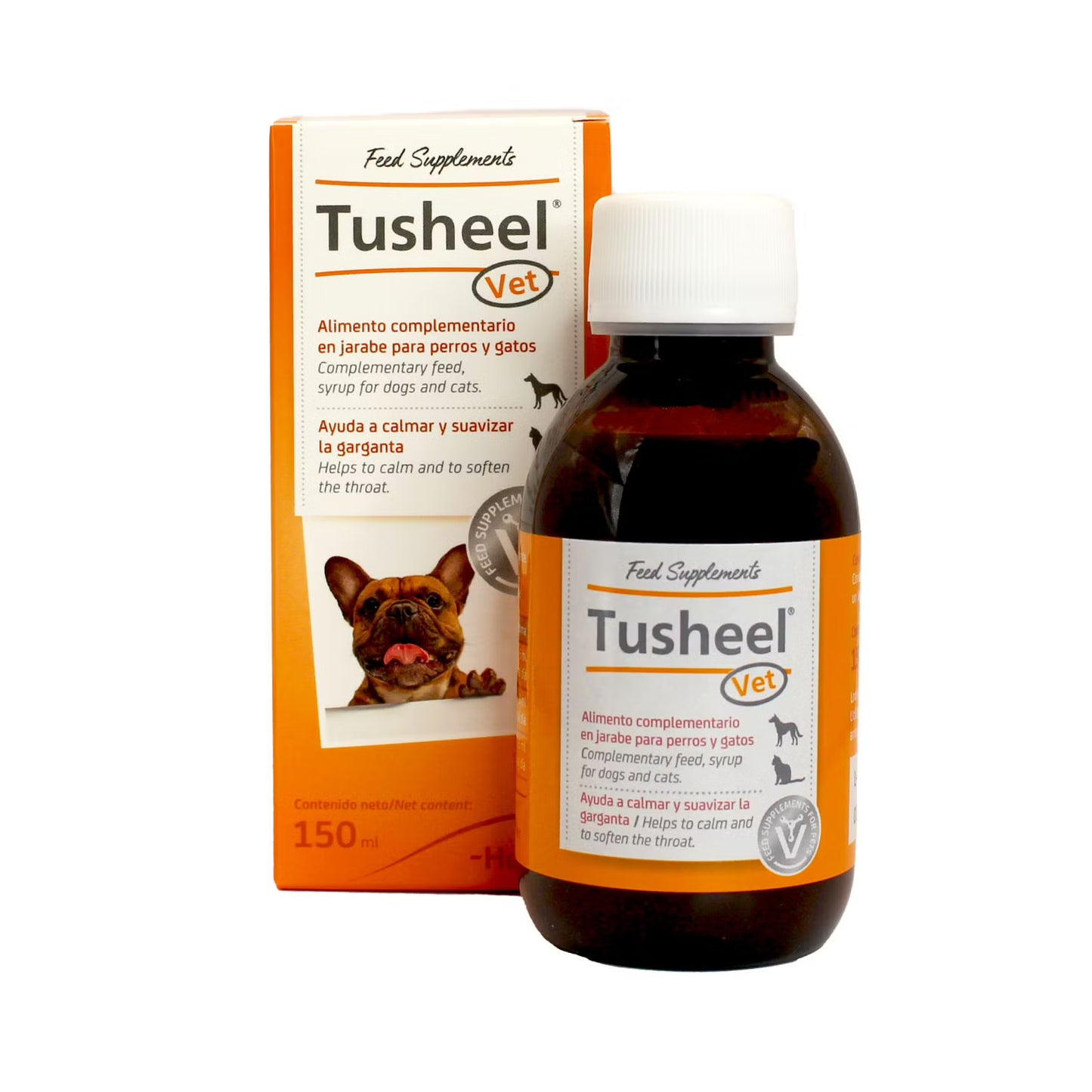 Tusheel Vet® – Jarabe para la Tos en Perros y Gatos 150ml