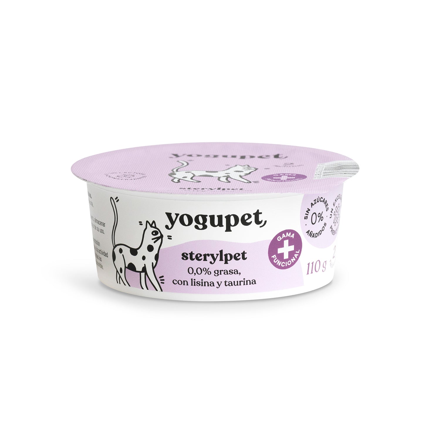 Yogupet Sterylpet – Yogur 0% para Gatos Esterilizados 110 gr